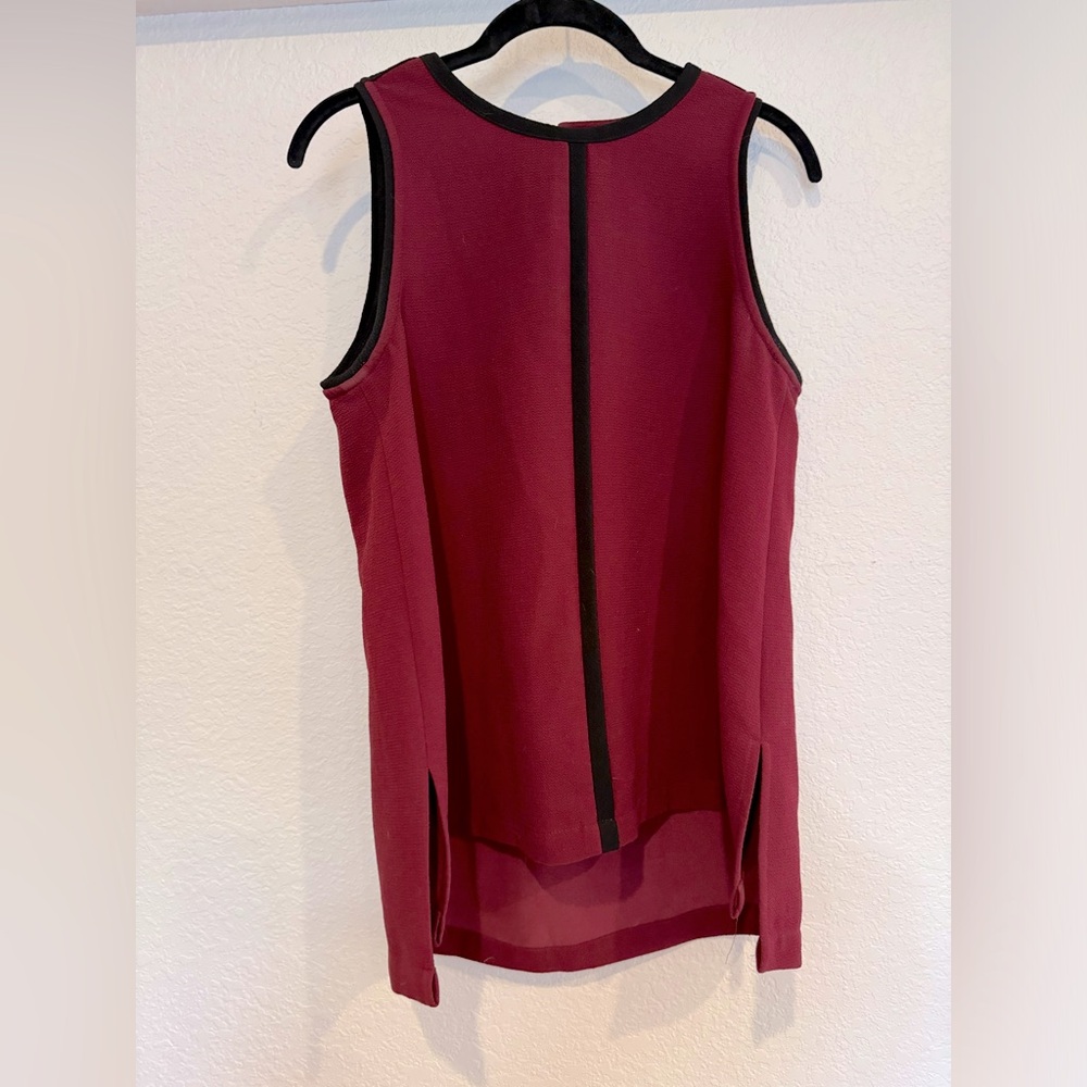 Madewell burgundy fall/winter sleeveless top